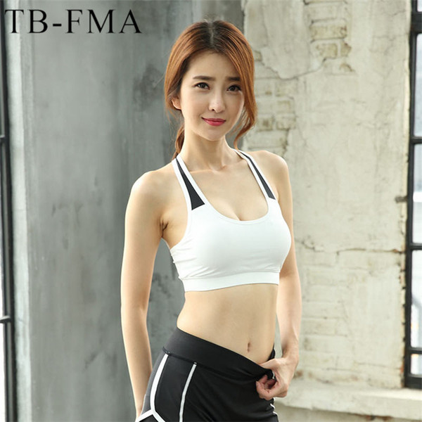 Women Sexy Bras Yoga Shirt Sports Bra Push Up Wireless Dry Fit Tank Tops For Running Fitness Running brasTops Yoga Underwear