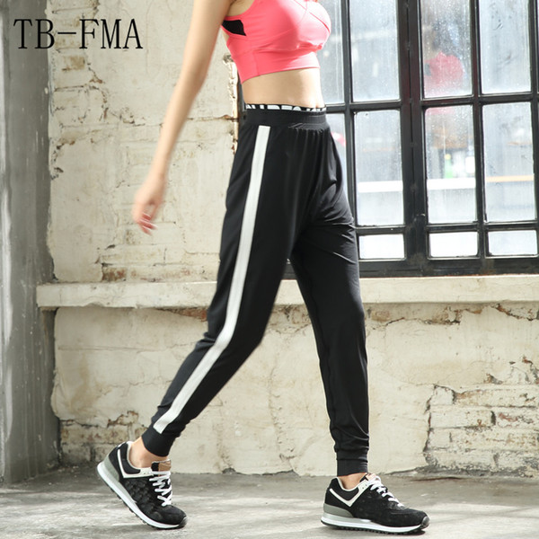 Yoga Pants Women Widen Waist Dance Fitness Leggings Anti-sweat Compression Sport Tights Yoga Sportswear Yoga Skinny leggings