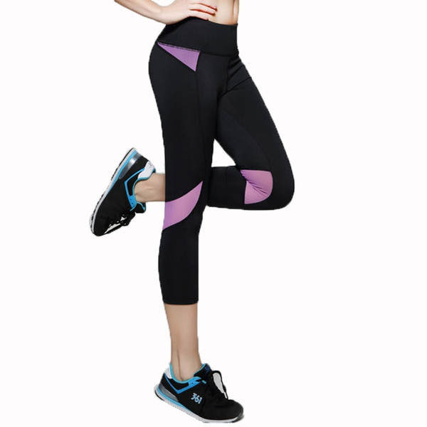 Seventh Minute Slim thin leggings yoga pants exercise treadmill aerobics fitness sports leggings sportswear run jogging tights #884063