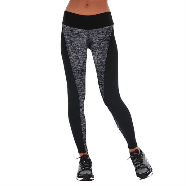 New sport trousers women yoga pants women high waist hot casual sportswear patchwork gym leggings push up fitness #844217