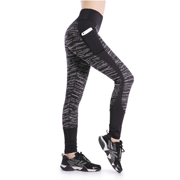 EAST HONG Women's Sports Yoga Elastic High Waist Pants Gym Running Sport Leggings #840155