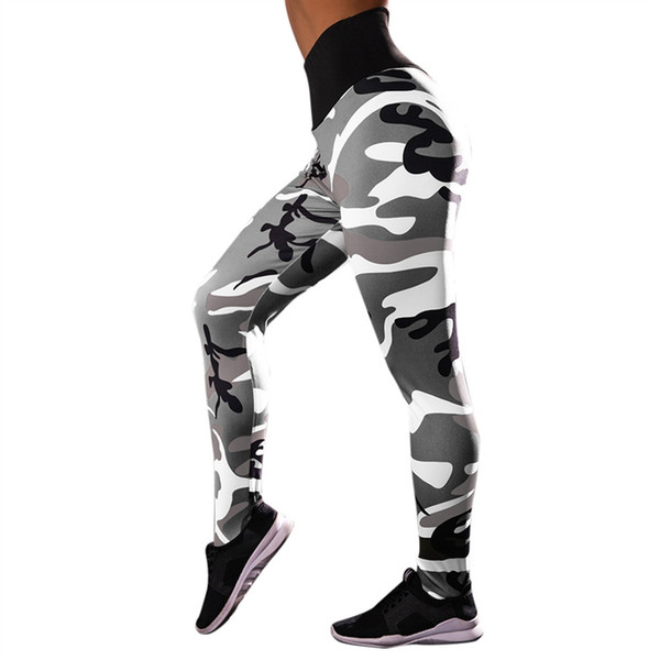 2019 yoga pants women high waist Women Workout Print Leggings Fitness Sports Gym Running mayas deporte mujer full length hig hot #844232