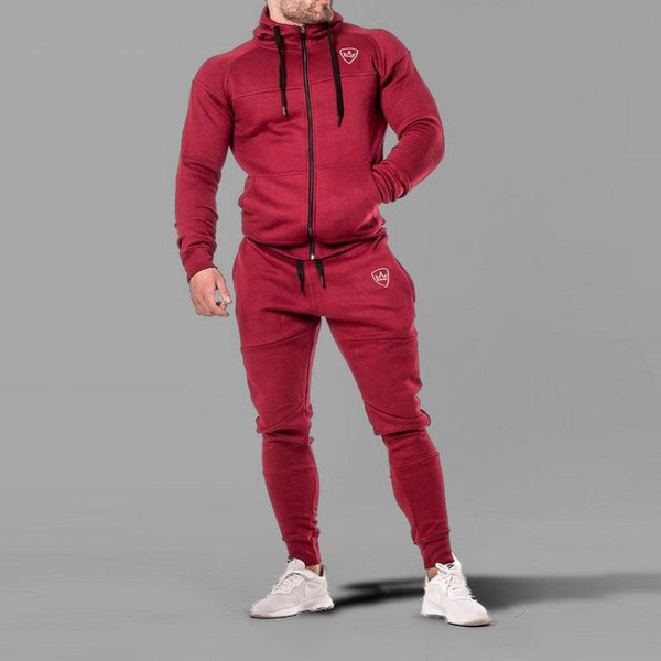 Mens Hoodies Sweatshirts Sports Suit Clothing Men's Tracksuits Jackets Sportswear Sets Jogging Suits Hoodies Clothing Sets with fleece