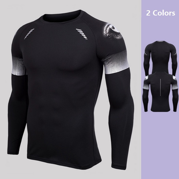 New Design Men Pro Long Sleeve Sport Top Wear Fitness Gym Shirts Thermal Tees Sport Clothing