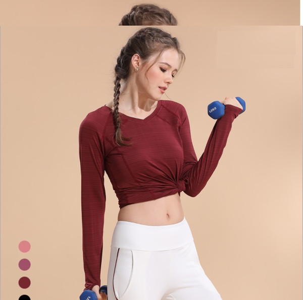 2019 New Design High quality PRO women yoga and gym long sleeve T Shirt , free shipping