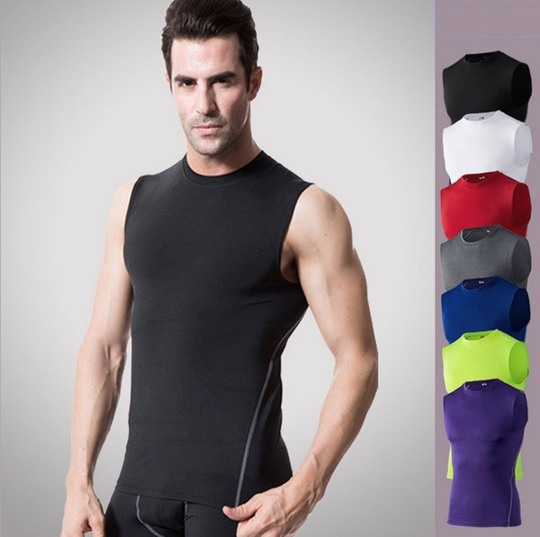 2017 new design qucik dry men outdoor sports vest men gym tank tight yoga clothing, free shipping