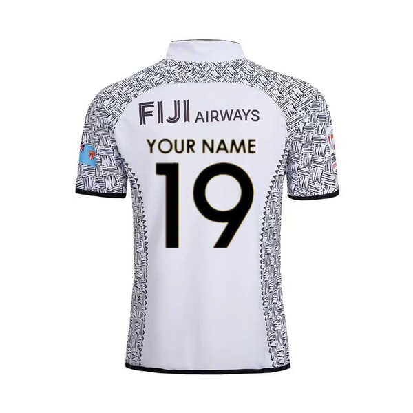 2019 FIJI 2018 7'S HOME JERSEY TRAINING SINGLET Fiji rugby jerseys 2018 home away national team Fiji shirt size S-3XL (Can print)