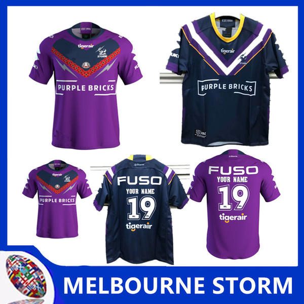 MELBOURNE STORM 2019 HOME JERSEY 2019 National Rugby League shirt jersey MELBOURNE jerseys shirts size S-3XL (Can print)