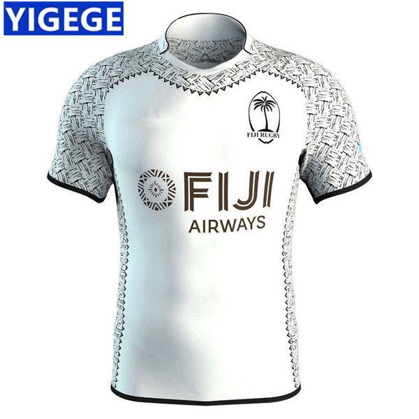 2019 FIJI 2018 7'S HOME JERSEY SINGLET Fiji rugby jerseys 2018 home national team Fiji rugby jerseys shirt size S-3XL (Can print)