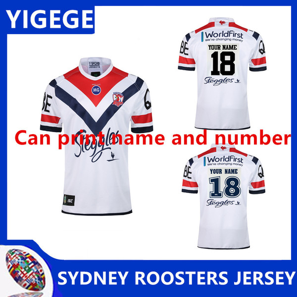 2018 RUGBY SYDNEY ROOSTERS 2018 MEN'S AWAY JERSEY 2018 2019 JERSEYS Australia SYDNEY ROOSTERS Rugby size S-3XL (Can print)