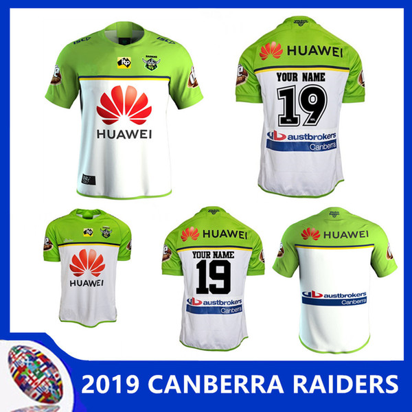 2019 CANBERRA RAIDERS HOME JERSEY 2019/2020 high quality Canberra Raiders rugby jerseys 2019 home Raiders jerseys size S-3XL (Can print)