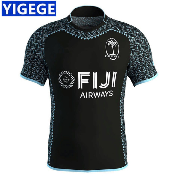 FIJI RUGBY 2018 TRAINING SINGLET 2019 FIJI 2018 7'S HOME JERSEY TRAINING SINGLET Fiji rugby jerseys size S-3XL (Can print)