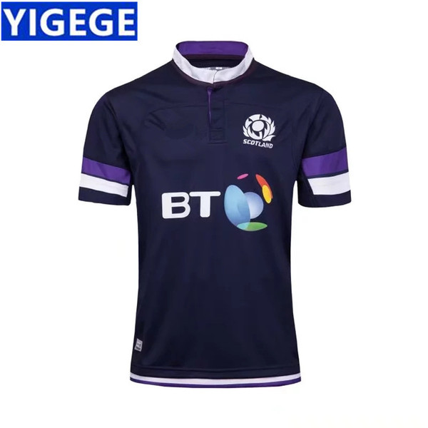 SCOTLAND RUGBY 2018/19 HOME JERSEY 2019 Scotland home Rugby Jerseys SCOTLAND RUGBY jersey M18 HOME PRO SHIRTsize S-3XL (Can print)