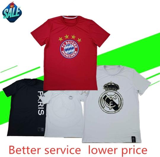 PSG Real Madrid Bayern 19 20 new fans T-shirt Team culture commemorative shirt S-XXXL