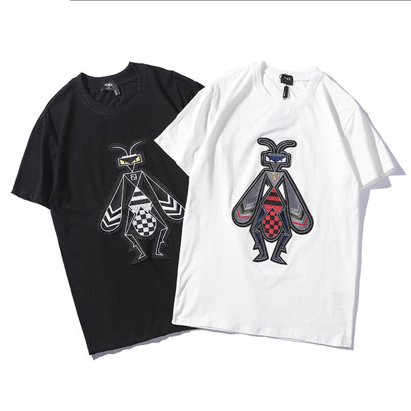 Fans Tee Black White Fashion Summer Men T Shirts Summer Cotton Tees Skateboard Hip Hop Streetwear T Shirts