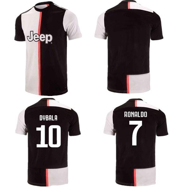 Thailand RONALDO Juventus 2019 champions league soccer jerseys DYBALA 18 19 Sports football kit shirt MEN WOMEN KIDS sets JUVE