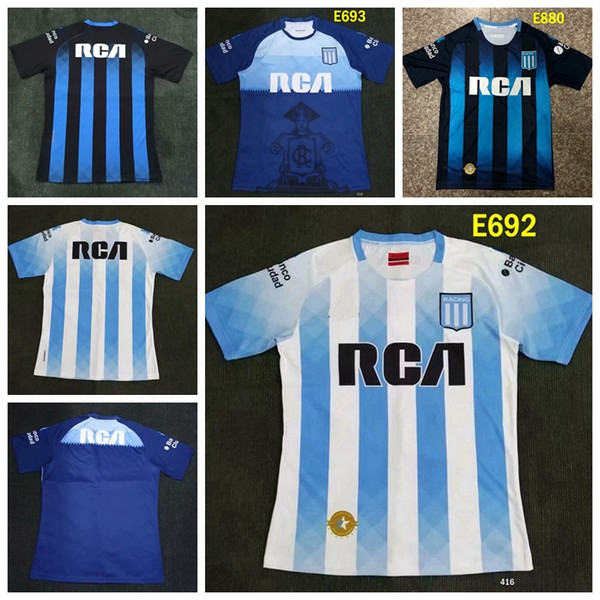 Racing Club de Avellaneda home away Short sleeve soccer jerseys football camisetas de futbol shirt Maillot kits training Maillot de Foot