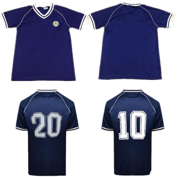 1982 Scotland retro soccer jersey home blue world cup 82 83 Dalglish Strachan Miller Souness Hansen George Wood football shirts thailand xxl