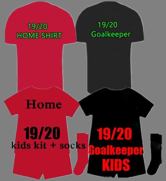 19 20 M.SALAH soccer Jerseys home ADUKT 2019 2020 salah champions league FIRMINO MANE Origi Goalkeeper A.BECKER KIDS KIT football Shirts