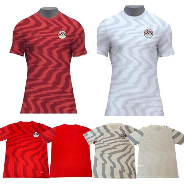 New 2019 Egypt Home Red Soccer Jersey Egypt 19/20 Egypt #10 M.SALAH Soccer Shirt Away White National Team Football uniforms sales