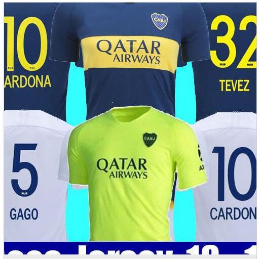 Thailand 2018 2019 Boca Juniors Soccer Jerseys 18 19 GAGO TEVEZ CARDONA BENEDETTO Football shirt Boca Junior PAVON camisetas de futbol