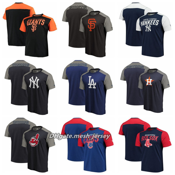 Men Giants Yankees Dodgers Astros Indians Cubs Sox Branded Big& Tall Iconic T-Shirt