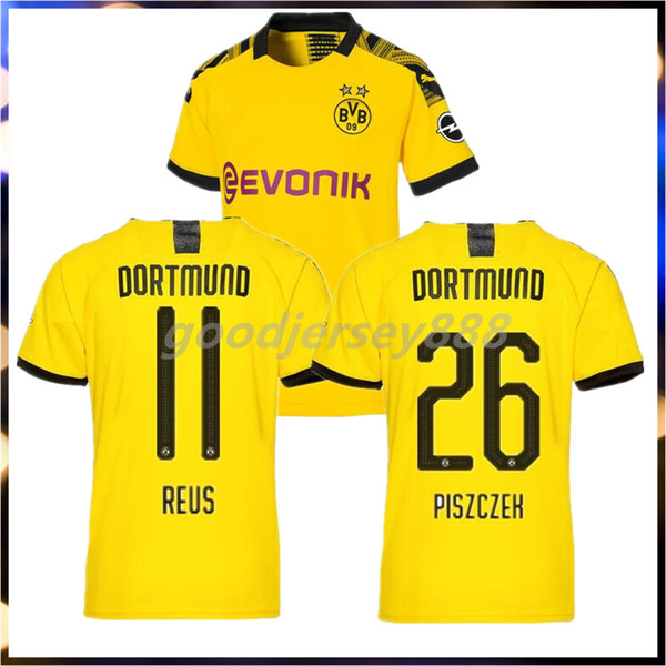 Thailand Borussia Dortmund soccer jersey 2019 2020 PHILIPP GOTZE REUS PULISIC WITSEL 19 20 PACO ALCACER KAGAWA football shirt uniforms