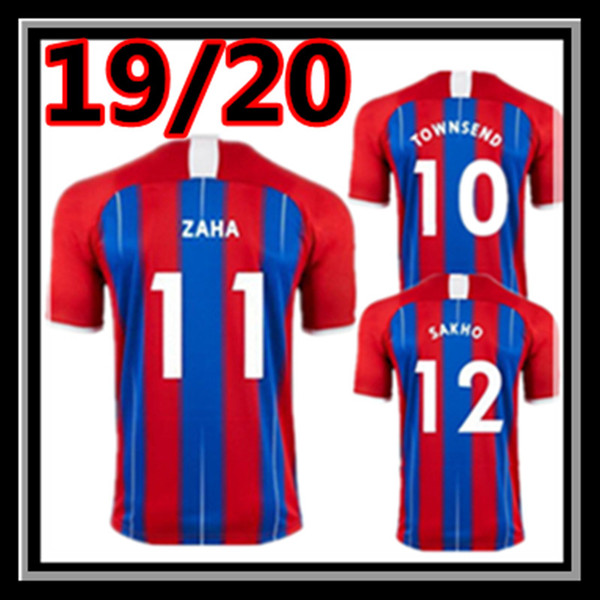 Free shipping top quality home crystal palace Soccer Jersey 19 20 mens Zaha 2019 2020 MILIVOJEVIC TOWNSEND SAKHO Football shirt jersey
