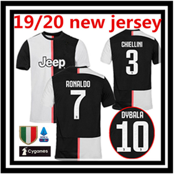 Free shipping 2019 2020 Juventus RONALDO FANS Soccer Jersey Bernardeschi JUVE DYBALA camisa de futebol maillot de football Shirt