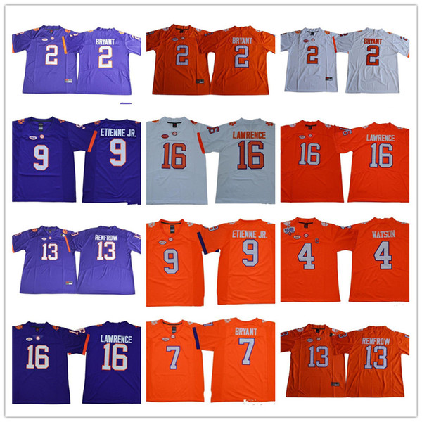 2019 College Clemson Tigers 16 Trevor Lawrence 7 Kelly Bryant 4 Austin Deshaun Watson Travis Etienne Jr 13 Hunter Renfrow Cotton Bowl Sugar