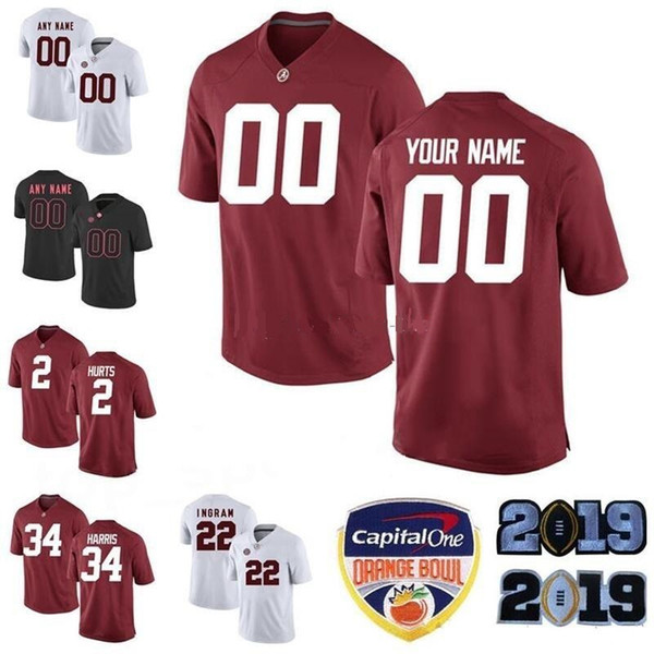 Customized Alabama Crimson Tide jerseys ANY NAME NUMBER personalized mens womens kids youth custom specially made College Football uniform