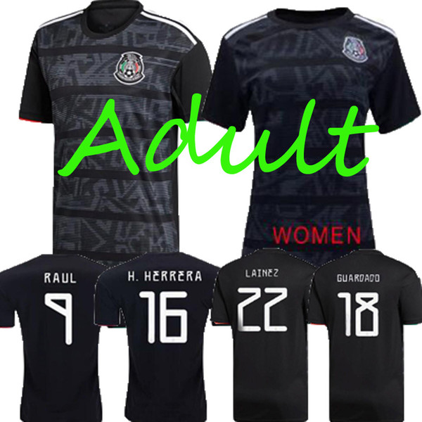 Mexico 2019 4 R.MARQUEZ 8 H.LOZANO 9 R.JIMENEZ 14 CHICHARITO Football Shirts Men Women 16 H.HERRERA 22 H.LOZANO