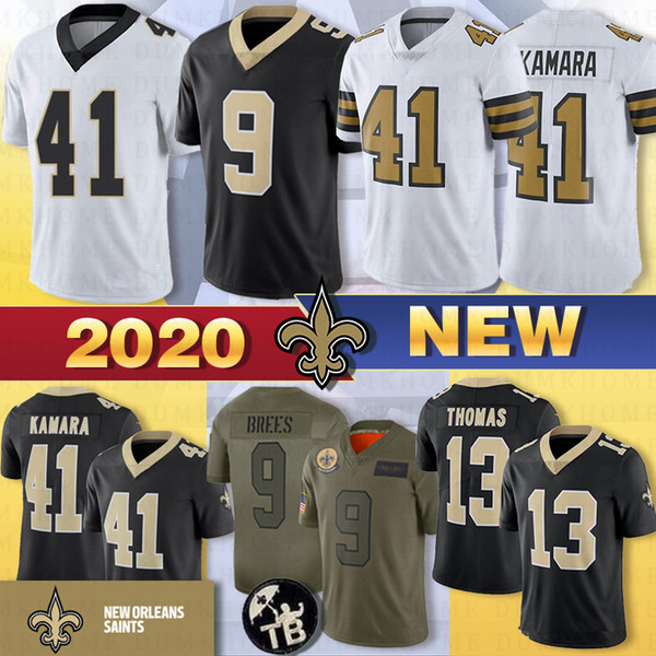 41 Alvin Kamara Jersey 9 Drew Brees Jersey 13 Michael Thomas Taysom Hill 23 Marshon Lattimore Bryant 2020 Jersey NewOrleansJerseysSaints