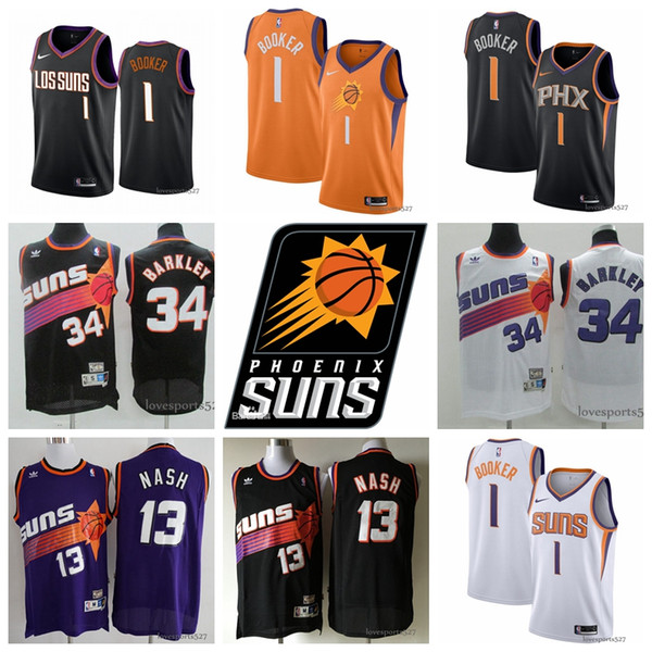 Phoenix
Suns Devin 1 Booker Jersey DeAndre 22 Ayton Charles 34 Barkley Steve 13 Nash City
Edition Basketball Jerseys 018