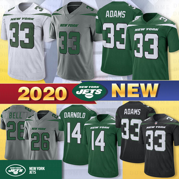 14 Sam Darnold 33 Jamal Adams New Jersey York Jet Football 26 Le'Veon Bell 95 Quinnen Williams 57 C.J. Mosley 12 Joe Namath 2020 New Jerseys