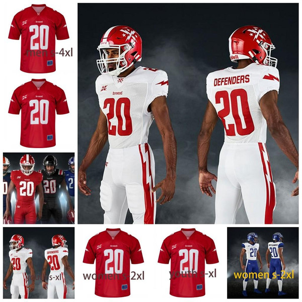 DC DefendersXFL Football Jerseys Tyree Jackson Cardale Jones Vad Lee Jhurell Pressley Donnel Pumphery John Thomas Pressley Stitch