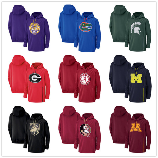 Florida Gators Alabama Crimson Army Black Knights Michigan Wolverines Georgia Bulldogs Michigan State Drive Performance Pullover Hoodie