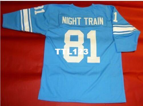 Men #81 DICK NIGHT TRAIN LANE College Jersey size s-4XL or custom any name or number jersey