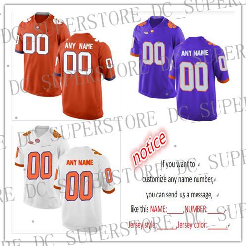 Cheap custom Clemson Tigers College football jersey Customized Any name number Stitched Jersey MEN WOMEN YOUTH XS-5XL