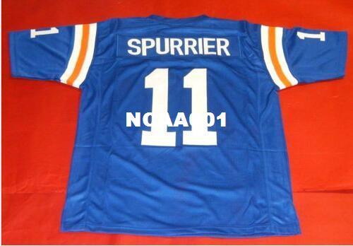 Men FLORIDA GATORS #11 STEVE SPURRIER CUSTOM College Jersey size s-4XL or custom any name or number jersey