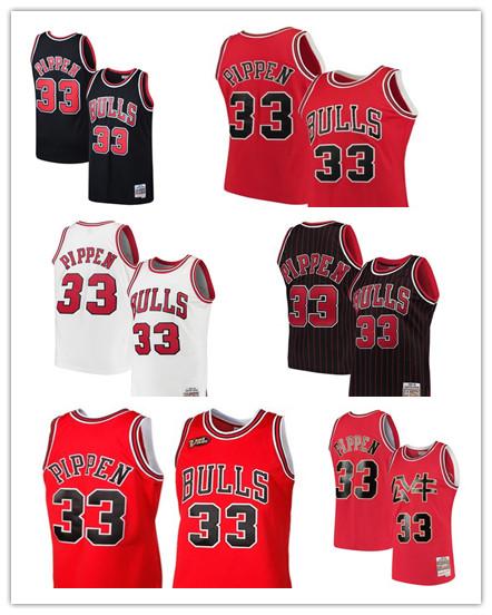 custom 2019 Men's Bulls 33 Scottie Pippen Mitchell & Ness Black 1997-98 Classics Swingman Chicago women kids Jersey