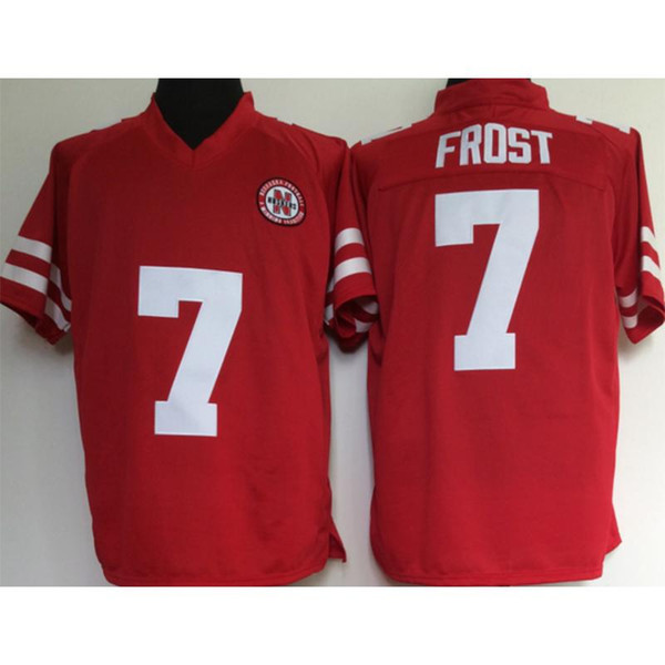 Mens Nebraska Huskers Scott Frost Stitched Name&Number Game American College Football Jersey Size S-3XL