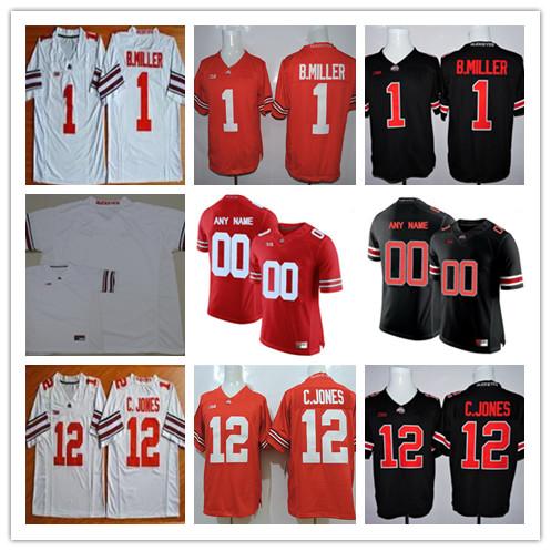 Cheap Ohio State Buckeyes College Football 1 Johnnie Dixon Jeffrey Okudah 12 Denzel Ward Brendan Skalitzky White Black Red Stitched Jerseys