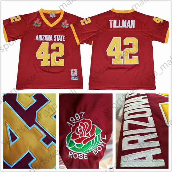 NCAA Arizona State Sun Devils Jersey WOMEN MEN KIDS 42 Pat Tillman College Football Jerseys