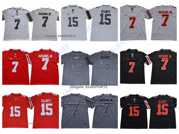 Men's Dwayne Haskins Jr Football Jersey Ohio State Buckeyes Ezekiel Elliott Stitched Legend College American Football Jerseys