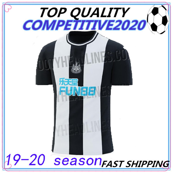 19 20 Thailand quality newcastle united soccer jersey 2019 2020 RONDON football kit shirt RITCHIE SHELVEY Newcastle kits Camiseta