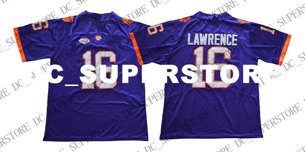 Cheap custom NEW Trevor Lawrence Jersey #16 Clemson Tigers Jersey Football jersey Stitched Customize any number name MEN WOMEN YOUTH XS-5XL