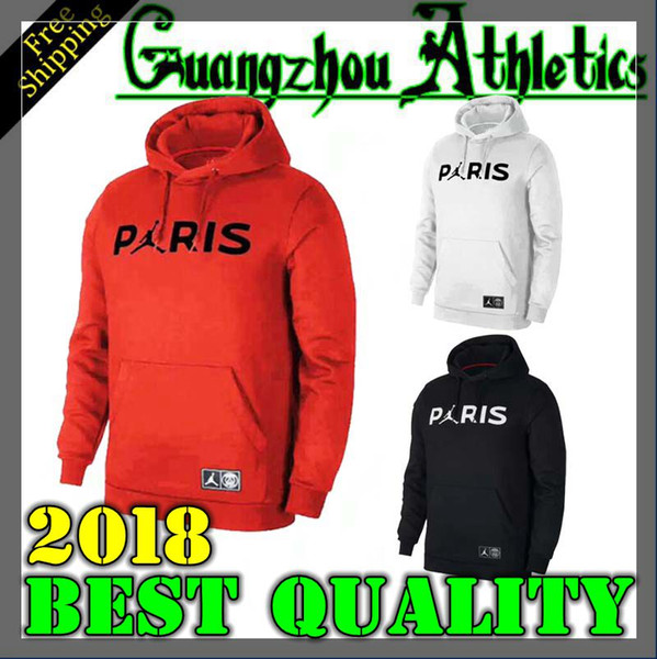 2019 top quality AJ PSG soccer tracksuit long sleeve 18 19 mbappe football training suit sport wear sports pants