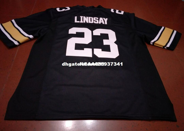 Cheap Men #23 Top high quality Phillip Lindsay Colorado Buffaloes Black Alumni College Jersey XS-6XL or custom any name or number jersey