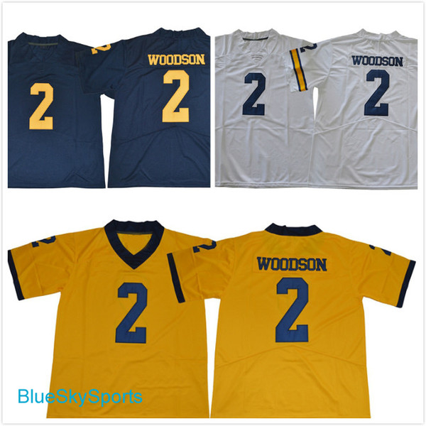 Michigan Wolverines #2 Charles Woodson Jersey 2017 New Style College Football Jerseys White Navy Gold Stitched S-3XL